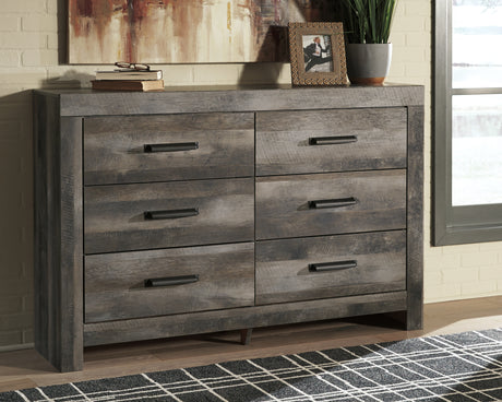 Furniture City Houma - Ashley Furniture - Wynnlow Dresser - Six Drawer Dresser / Gray - B440-31