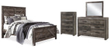Wynnlow Queen Crossbuck Panel Bed