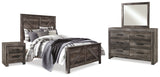 Wynnlow Queen Crossbuck Panel Bed