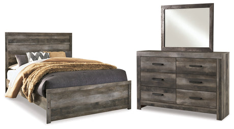 Furniture City Houma - Ashley Furniture - Wynnlow Queen Panel Bed, Dresser and Mirror - Queen Panel Bed, Dresser and Mirror - B440B3