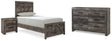 Furniture City Houma - Ashley Furniture - Wynnlow Twin Panel Bed, Dresser and Nightstand - Twin Panel Bed, Dresser and Nightstand - B440B38