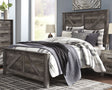 Furniture City Houma - Ashley Furniture - Wynnlow Queen Crossbuck Panel Bed - Queen Crossbuck Panel Bed / Gray - B440B9