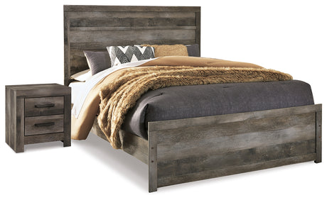 Furniture City Houma - Ashley Furniture - Wynnlow Queen Panel Bed and Nightstand - Queen Panel Bed and Nightstand - B440B44