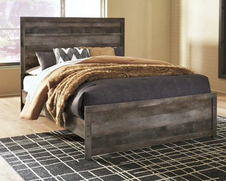 Furniture City Houma - Ashley Furniture - Wynnlow Queen Panel Bed - Queen Panel Bed / Gray - B440B2