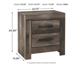 Wynnlow Queen Crossbuck Panel Bed