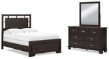 Furniture City Houma - Ashley Furniture - Covetown Full Panel Bed, Dresser and Mirror - Full Panel Bed, Dresser and Mirror - B441B5