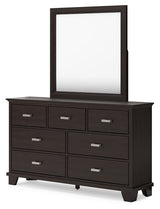 Covetown Queen Panel Bed, Dresser and Mirror