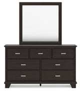 Covetown Queen Panel Bed, Dresser and Mirror
