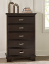 Covetown Full Panel Bed, Chest and Nightstand