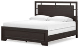 Covetown King Panel Bed, Dresser, Mirror and Nightstand