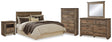 Furniture City Houma - Ashley Furniture - Trinell Queen Panel Headboard, Dresser, Mirror, Chest and Nightstand - Queen Panel Headboard, Dresser, Mirror, Chest and Nightstand - B446B90