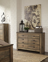 Trinell Twin Bookcase Bed, Dresser and 2 Nightstands