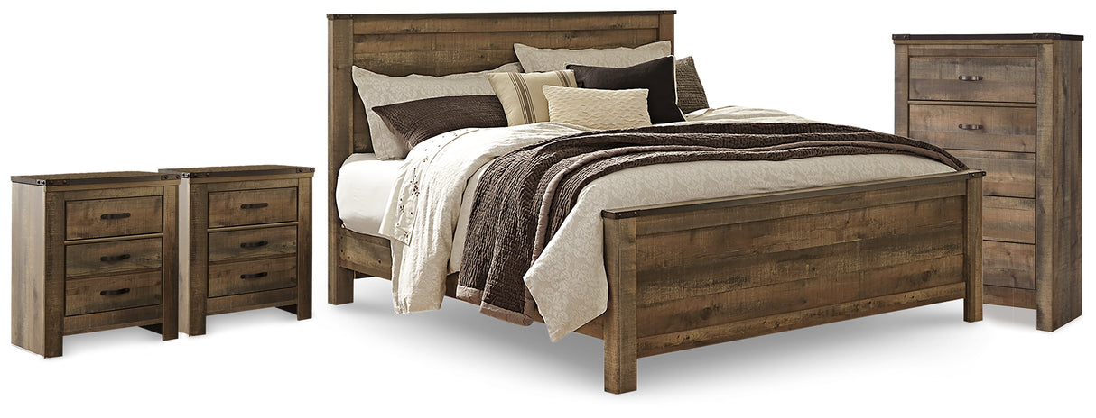 Trinell King Panel Bed