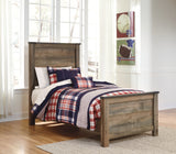 Trinell Twin Panel Bed, Dresser and Mirror