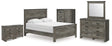 Furniture City Houma - Ashley Furniture - Frandern Queen Panel Bed, Dresser, Mirror, Chest and 2 Nightstands - Queen Panel Bed, Dresser, Mirror, Chest and 2 Nightstands - B4480B29