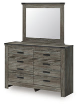 Frandern Queen Panel Bed, Dresser, Mirror, Chest and 2 Nightstands