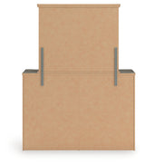 Frandern Twin Bookcase Bed, Dresser and Mirror