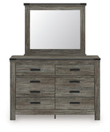 Frandern Full Bookcase Bed, Dresser and Mirror