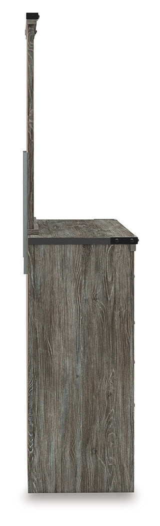 Frandern Queen Panel Bed, Dresser, Mirror, Chest and 2 Nightstands