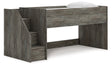 Furniture City Houma - Ashley Furniture - Frandern Twin Loft Bed - Twin Loft Bed / Gray - B4480B12