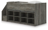 Frandern Twin Loft Bed with Drawer Storage