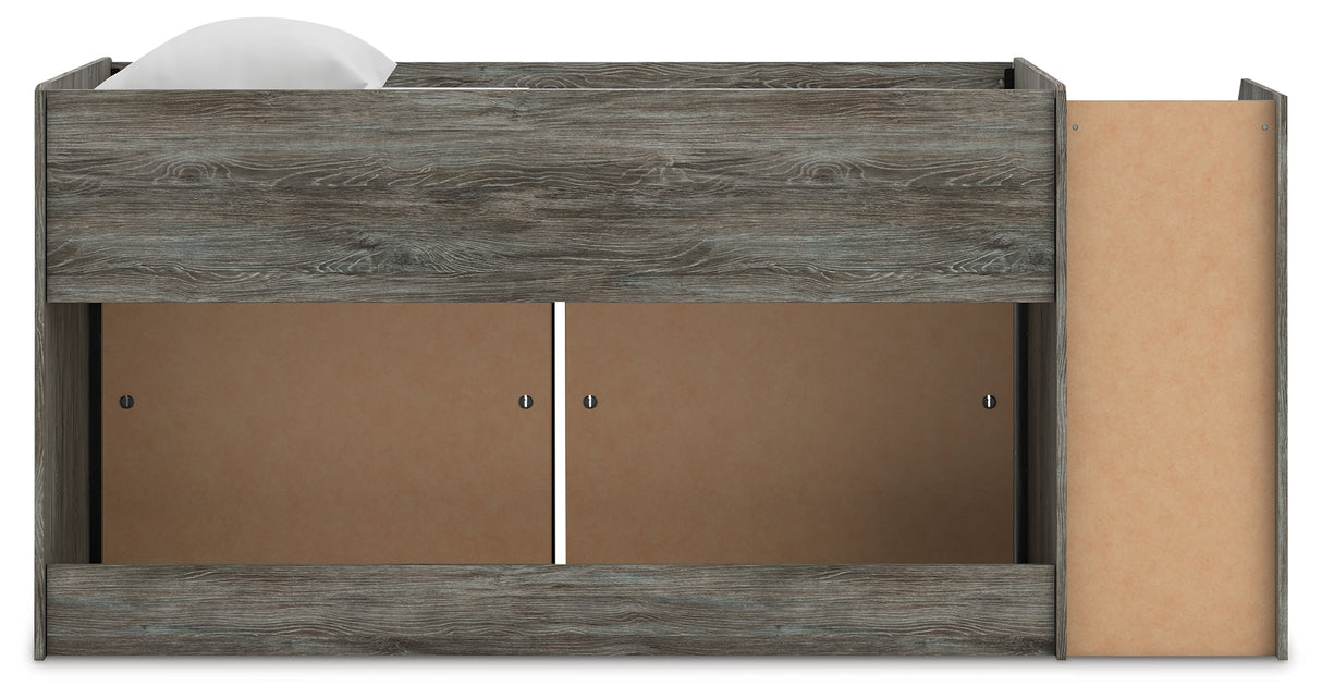 Frandern Twin Loft Bed with Drawer Storage