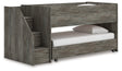 Furniture City Houma - Ashley Furniture - Frandern Twin over Twin Loft Bed - Twin over Twin Loft Bed / Gray - B4480B13