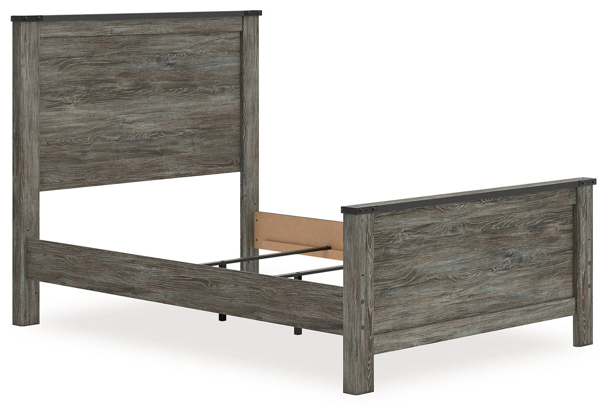 Frandern Full Panel Bed, Dresser and Mirror