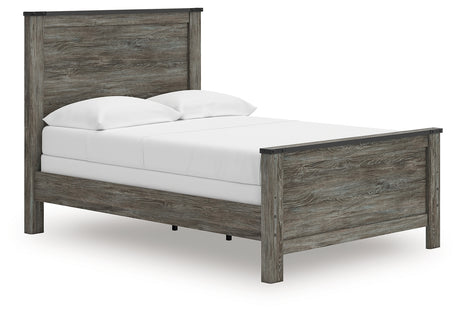 Furniture City Houma - Ashley Furniture - Frandern Full Panel Bed - Full Panel Bed / Black/Gray - B4480B19
