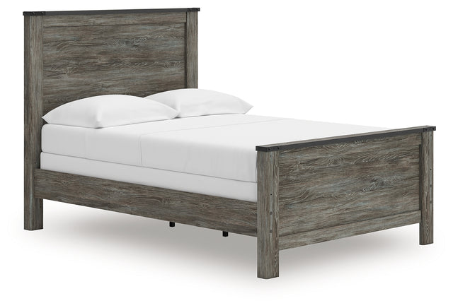 Furniture City Houma - Ashley Furniture - Frandern Full Panel Bed - Full Panel Bed / Black/Gray - B4480B19
