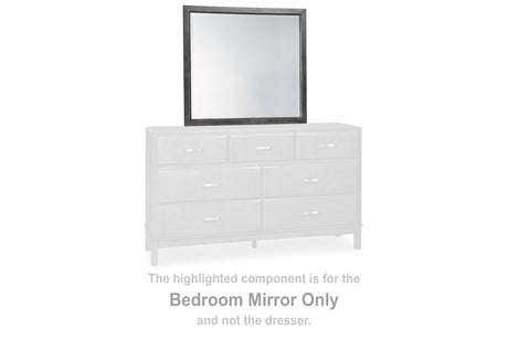 Furniture City Houma - Ashley Furniture - Caitbrook Bedroom Mirror - Bedroom Mirror / Gray - B476-36