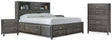 Furniture City Houma - Ashley Furniture - Caitbrook King Storage Bed, Chest and 2 Nightstands - King Storage Bed, Chest and 2 Nightstands - B476B20
