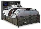 Caitbrook Full Storage Bed, Dresser and Nightstand