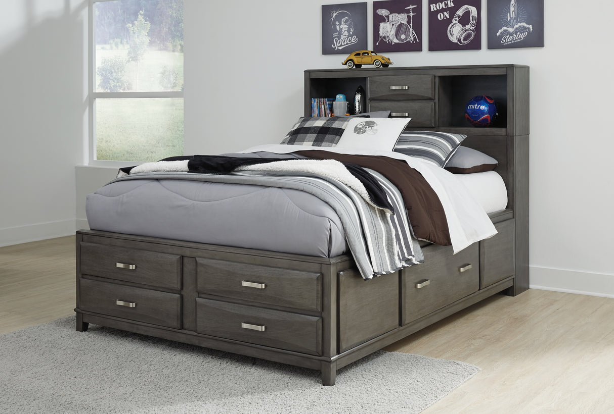 Caitbrook Full Storage Bed, Dresser and Nightstand