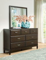 Vanmore Queen Storage Bed, Dresser and Mirror