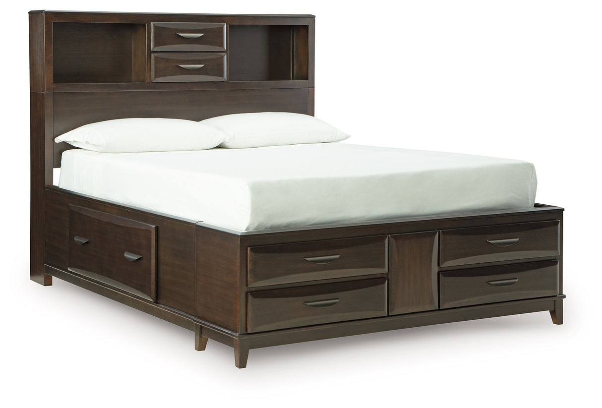 Vanmore Queen Storage Bed, Dresser and Mirror