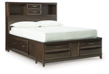 Vanmore Queen Storage Bed, Dresser and Mirror