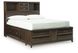 Vanmore Full Storage Bed, Dresser and Mirror