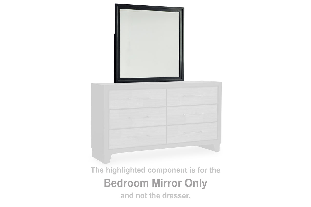 Furniture City Houma - Ashley Furniture - Kraeburn Bedroom Mirror - Bedroom Mirror / Brown/Black - B496-36