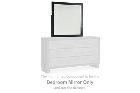 Furniture City Houma - Ashley Furniture - Kraeburn Bedroom Mirror - Bedroom Mirror / Brown/Black - B496-36