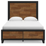 Kraeburn Queen Panel Storage Bed, Dresser and Mirror