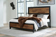 Furniture City Houma - Ashley Furniture - Kraeburn California King Panel Storage Bed - California King Panel Storage Bed / Brown/Black - B496B13