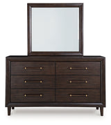 Dantenton Queen Panel Bed, Dresser and Mirror