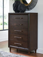 Furniture City Houma - Ashley Furniture - Dantenton Chest of Drawers - Five Drawer Chest - B611-46