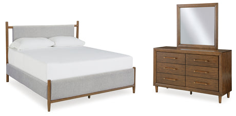 Furniture City Houma - Ashley Furniture - Lyncott Queen Upholstered Bed, Dresser and Mirror - Queen Upholstered Bed, Dresser and Mirror - B615B5