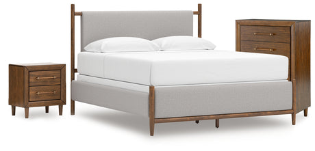 Furniture City Houma - Ashley Furniture - Lyncott King Upholstered Bed, Chest and Nightstand - King Upholstered Bed, Chest and Nightstand - B615B13