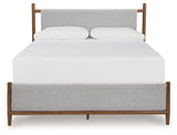 Lyncott King Upholstered Bed, Dresser and Mirror
