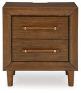 Lyncott King Upholstered Bed, Chest and Nightstand