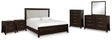 Furniture City Houma - Ashley Furniture - Neymorton King Panel Bed, Dresser, Mirror, Chest and 2 Nightstands - King Panel Bed, Dresser, Mirror, Chest and 2 Nightstands - B618B12