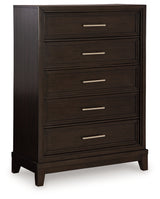 Neymorton King Panel Bed, Dresser, Mirror, Chest and 2 Nightstands